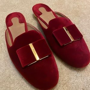 Ferragamo velvet Mules